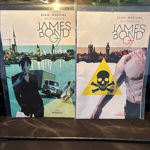 Dynamite James Bond VARGR Comic Duo with Green and Yellow